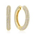 Sif Jakobs Boucles d'oreilles Carrara SJ-E2475-CZ-YG