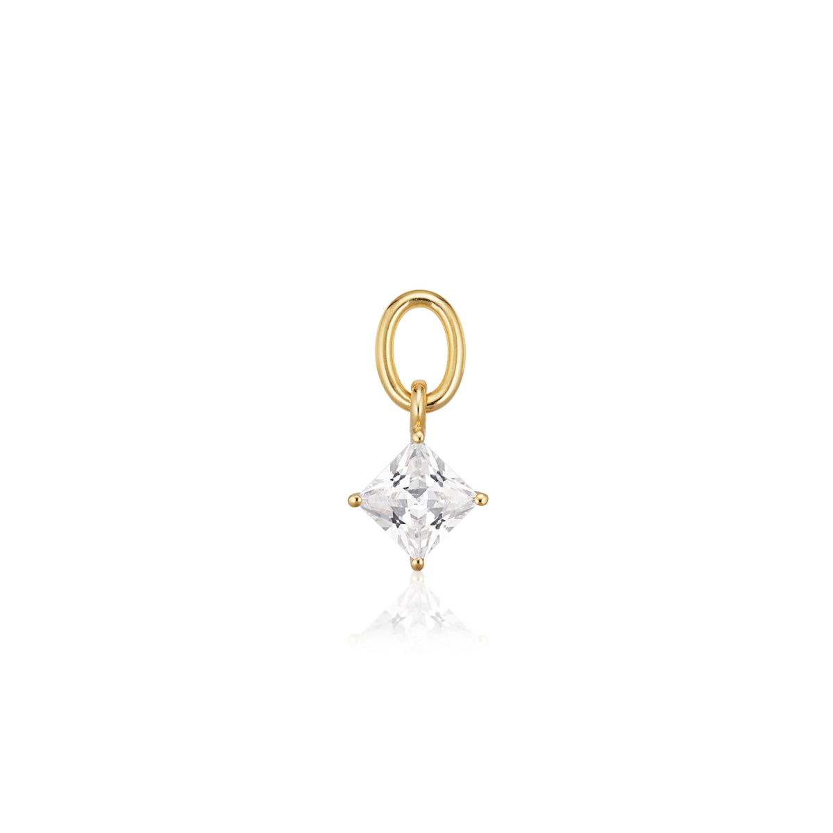 Sif Jakobs Charm pour créoles Lati Quattro SJ-CH2375-CZ-YG