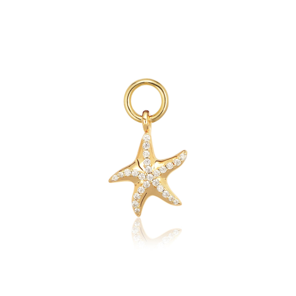 Sif Jakobs Charm pour créoles Stella Marina SJ-CH2384-CZ-YG