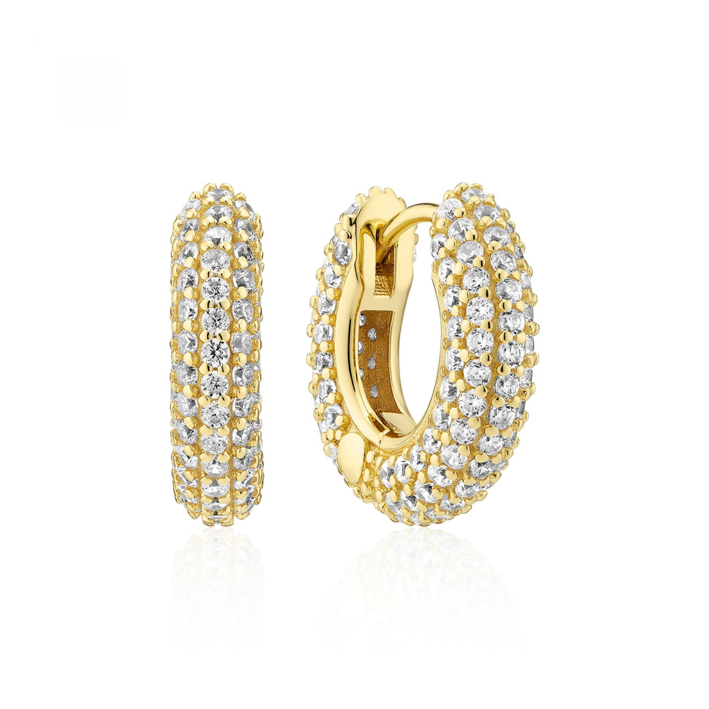 Sif Jakobs Boucles d'oreilles Carrara SJ-E2473-CZ-YG