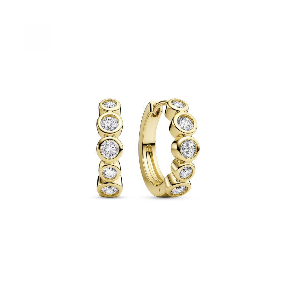 Sif Jakobs Boucles d'oreilles Sardinien & Sasso SJ-E2668-CZ-YG