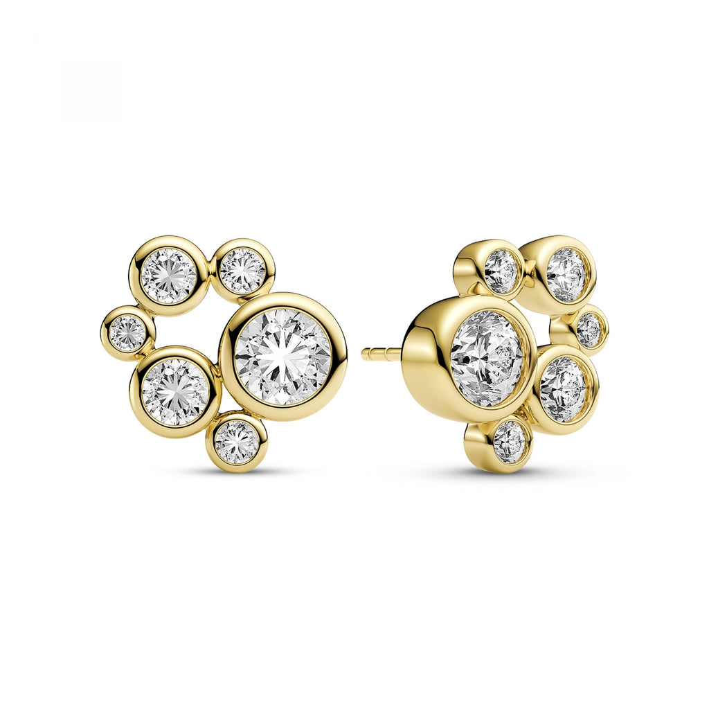 Sif Jakobs Boucles d'oreilles Sardinien & Sasso SJ-E2666-CZ-YG