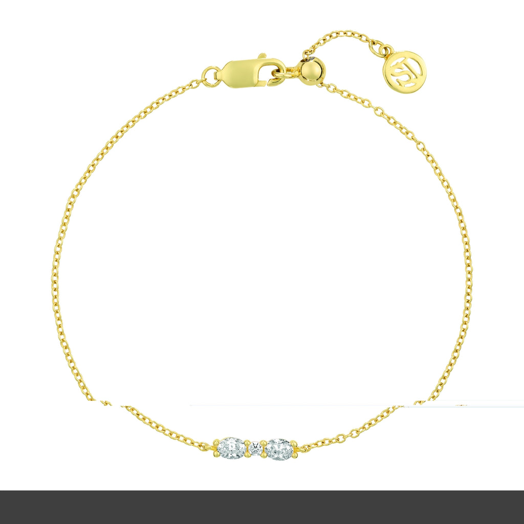 Sif Jakobs Bracelet Ellera Ovale SJ-B2418-CZ-YG