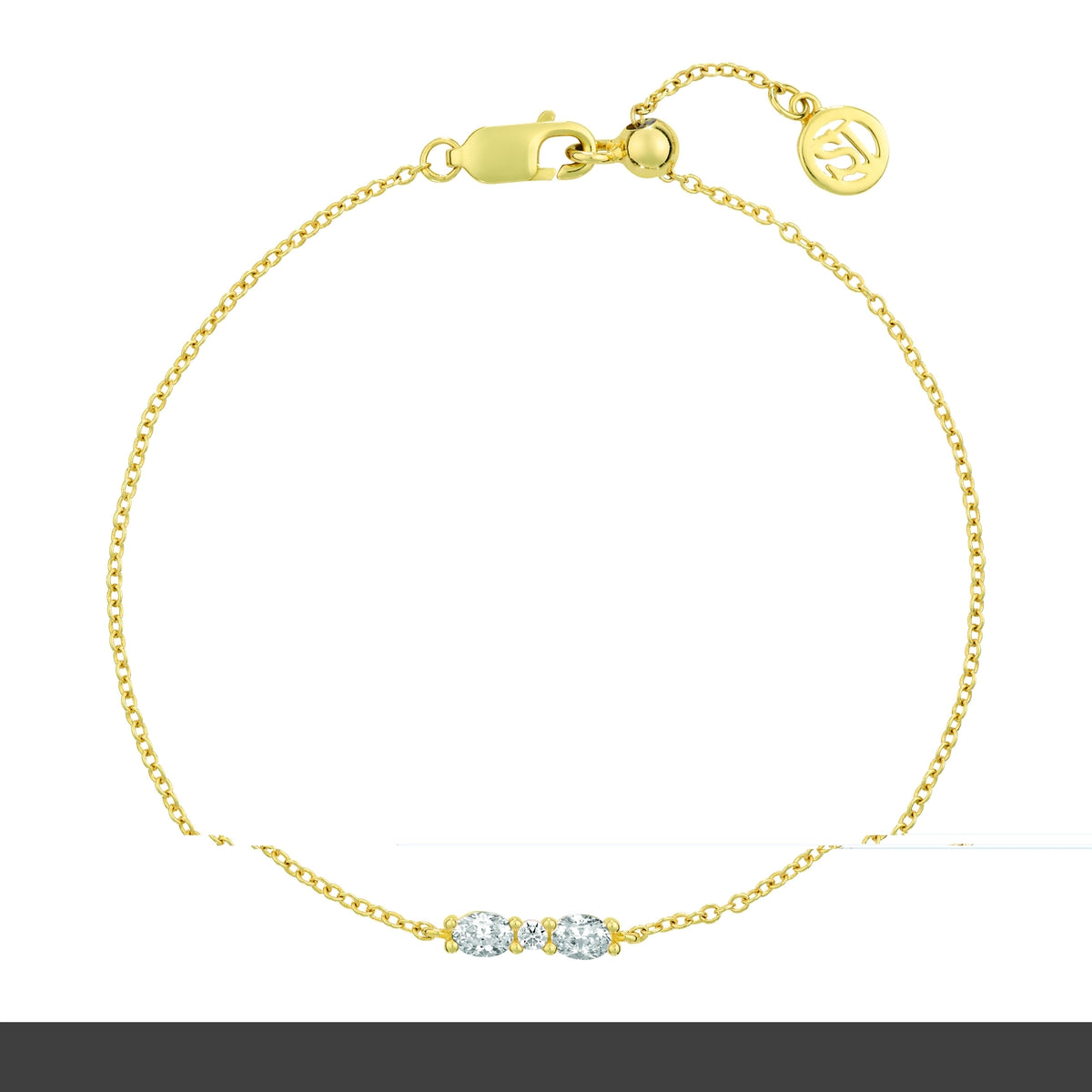Sif Jakobs Bracelet Ellera Ovale SJ-B2418-CZ-YG