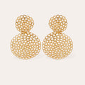 GAS Bijoux Boucles d'oreilles Onde Gourmette grand modèle AONDE/GOURMETTE/GM/O