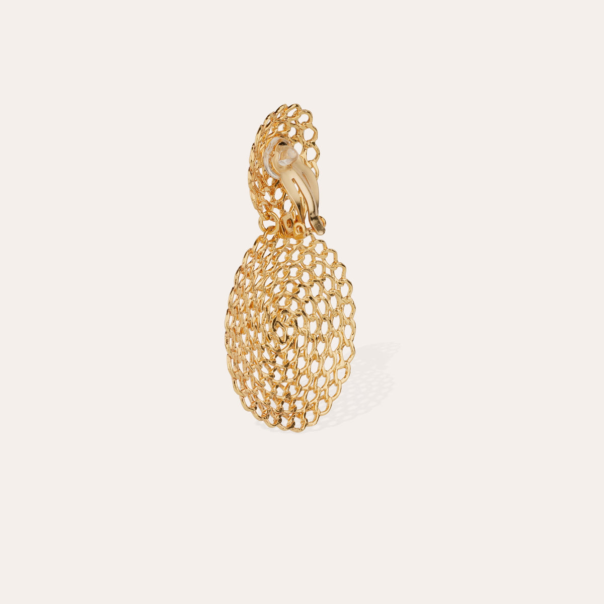 GAS Bijoux Boucles d'oreilles Onde Gourmette petit modèle AONDE/GOURMETTE/PM/O