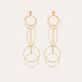 GAS Bijoux Boucles d'oreilles Torsade Multi grand modèle ATORSADE/MULTI/O