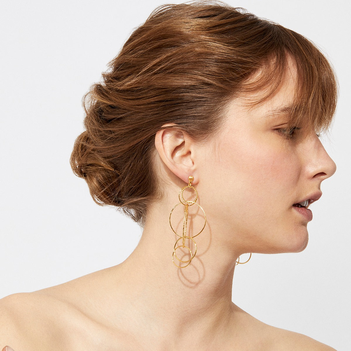 GAS Bijoux Boucles d'oreilles Torsade Multi petit modèle ATORSADE/MULTI/OPM
