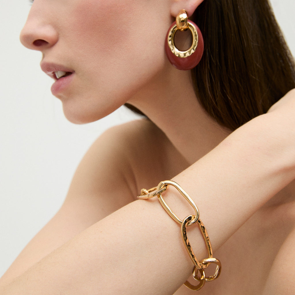 GAS Bijoux Bracelet Maille Ovale grand modèle BMAILLE/OVALE/GM/O