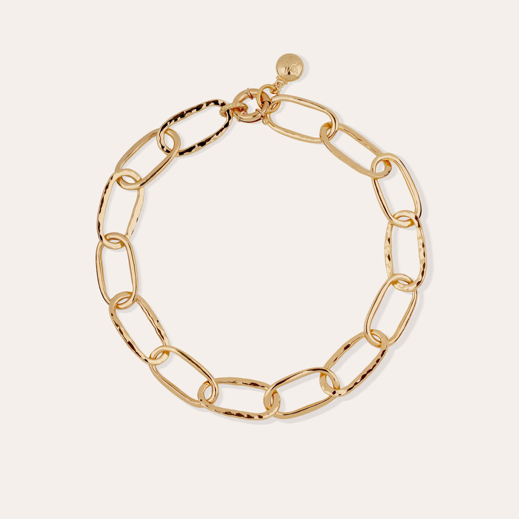 GAS Bijoux Collier Maille Ovale grand modèle CMAILLE/OVALE/GM/O