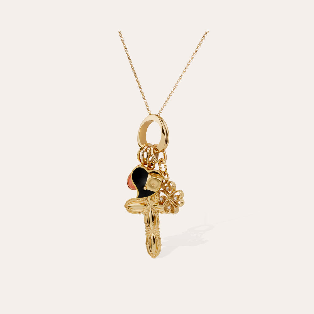 GAS Bijoux Sautoir Suerte charms FSUERTE/CHARMS/O