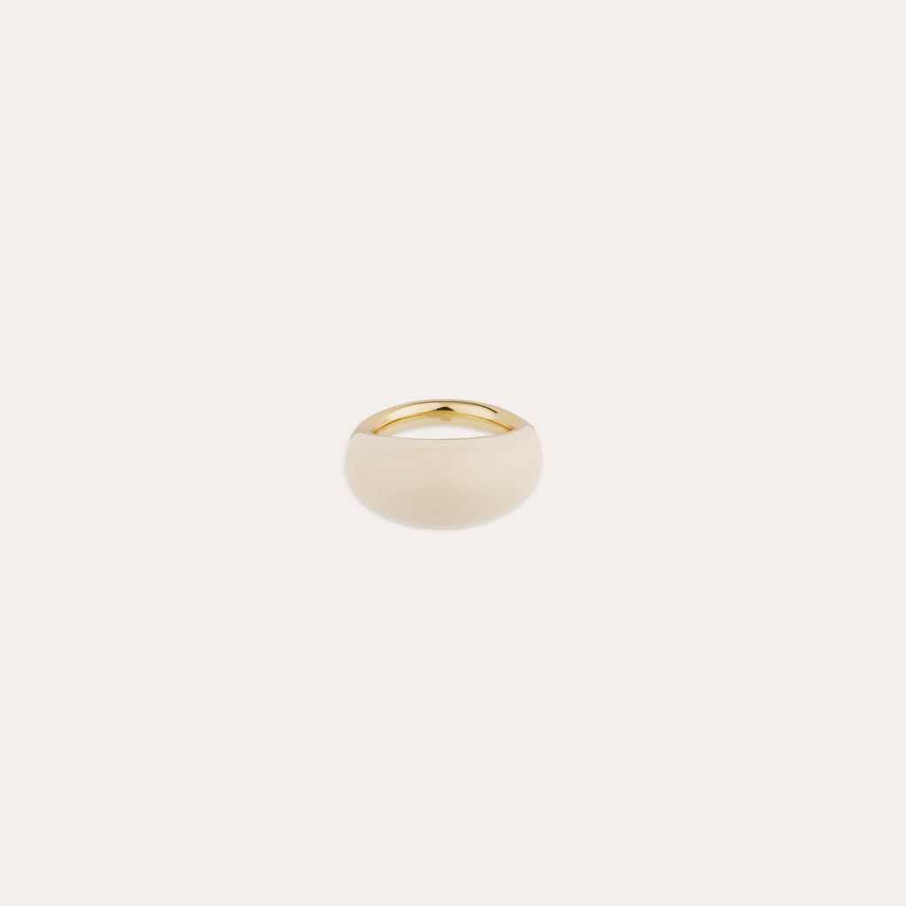 GAS Bijoux Bague Selva grand modèle Ivoire GSELVA/GM/O/T