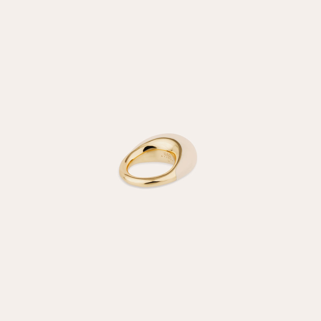 GAS Bijoux Bague Selva grand modèle Ivoire GSELVA/GM/O/T