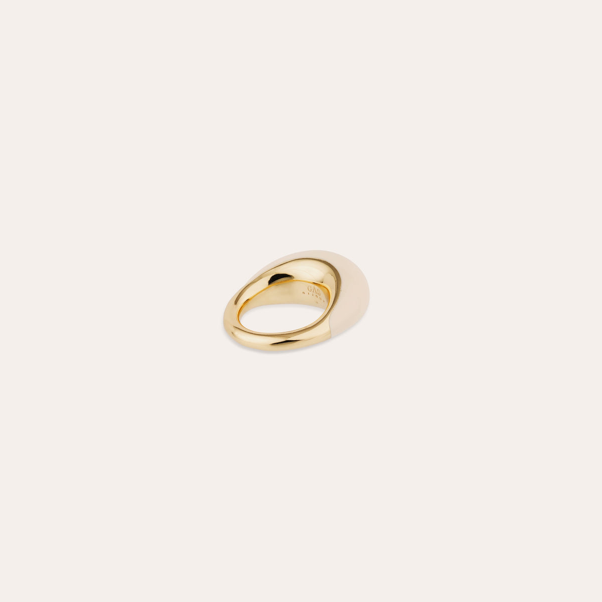 GAS Bijoux Bague Selva grand modèle Ivoire GSELVA/GM/O/T