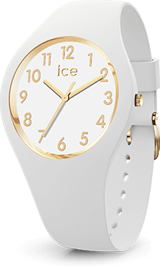 ICE glam - White Gold - Numbers - Small - 3H — Ice-Watch
