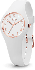 ICE glam - White Rose-Gold - Numbers - Extra small - 3H — Ice-Watch