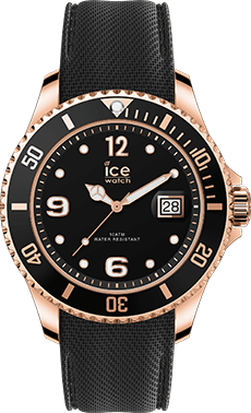ICE steel - Black Rose-Gold - Medium - 3H — Ice-Watch