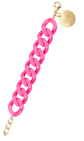 ICE - Jewellery - Chain bracelet - Neon pink - Gold — Ice-Watch