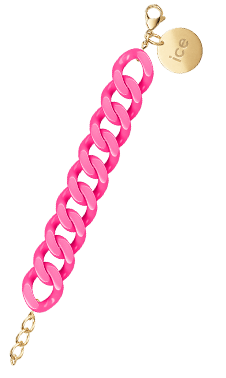 ICE - Jewellery - Chain bracelet - Neon pink - Gold — Ice-Watch