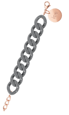ICE - Jewellery - Chain bracelet - Chic grey - Rose-gold — Ice-Watch