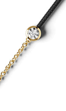 ICE - Jewellery - Diamond bracelet - Half chain - Black — Ice-Watch