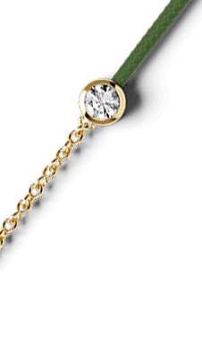 ICE - Jewellery - Diamond bracelet - Half chain - Khaki — Ice-Watch