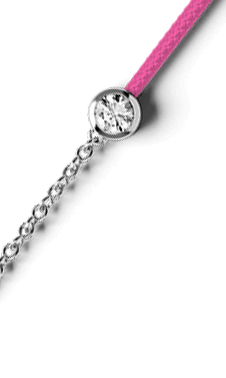 ICE - Jewellery - Diamond bracelet - Half chain - Pink — Ice-Watch