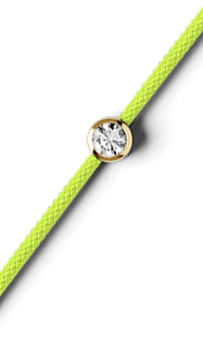 ICE - Jewellery - Diamond bracelet - Cord - Neon green — Ice-Watch