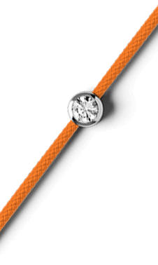 ICE - Jewellery - Diamond bracelet - Cord - Neon orange — Ice-Watch