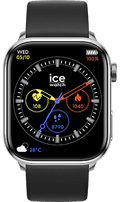 ICE smart 2.0 - Silver - Black - 1.96 AMOLED — Ice-Watch