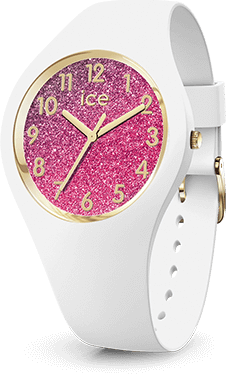 ICE glitter - White pink - S34 - 3H — Ice-Watch