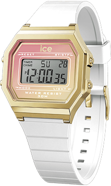ICE digit retro - White Dreamscape - Small — Ice-Watch