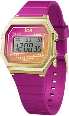 ICE digit retro - Fuschia sunkissed - Small — Ice-Watch