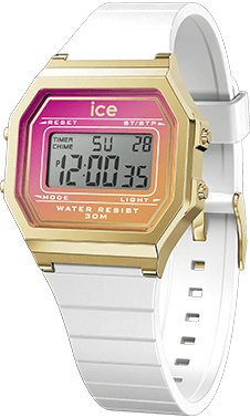 ICE digit retro - White sunkissed - Small — Ice-Watch