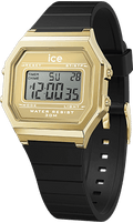 ICE digit retro - Metal gold mirror - Black - Small — Ice-Watch