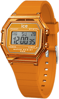 ICE digit retro - Neon orange - Clear - Small — Ice-Watch