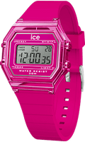 ICE digit retro - Neon pink - Clear - Small — Ice-Watch
