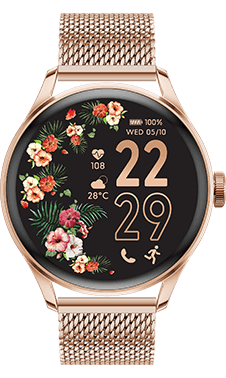 ICE smart 2.0 - Rose-gold - Milanese band - 1.2 AMOLED — Ice-Watch