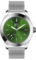 ICE steel - Silver green - Milanese - Medium - SOLAR 3H — Ice-Watch