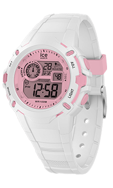 ICE digit explorer - White pink - Small — Ice-Watch
