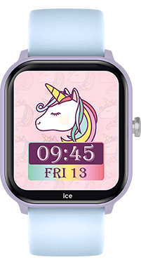 ICE smart junior 3.0 - Purple - Soft blue - 1.75 AMOLED — Ice-Watch