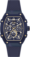 ICE boliday - Gold blue skel - Steel - Medium - MT — Ice-Watch