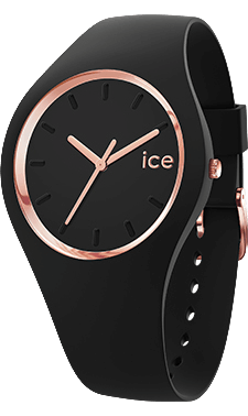ICE glam - Black Rose-Gold - S37 - 3H — Ice-Watch