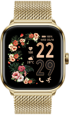 ICE smart 2.0 - Gold - Milanese band - 1.7 AMOLED — Ice-Watch