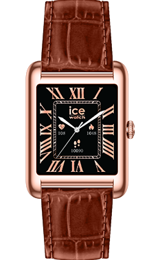 ICE smart TKS 2.0 - Rose-gold - Cognac croco - 1.41 - 32mm — Ice-Watch
