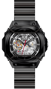 BEWATCH 2 - Black skeleton - 48mm - AUTO — Ice-Watch