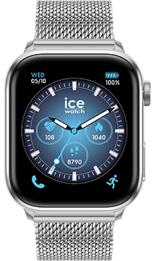ICE smart 3.0 - Silver - Milanese - 1.78 - 35mm - GPS — Ice-Watch