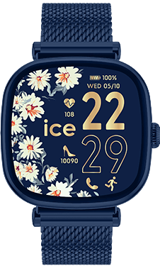 ICE smart SQ 2.0 - Blue - Milanese - 1.7 - 37mm — Ice-Watch