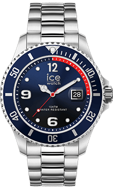 ICE steel - Marine silver - 3 links - 41mm - 3H — Ice-Watch