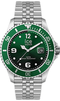 ICE steel - Green silver - 5 links - 41mm - 3H — Ice-Watch